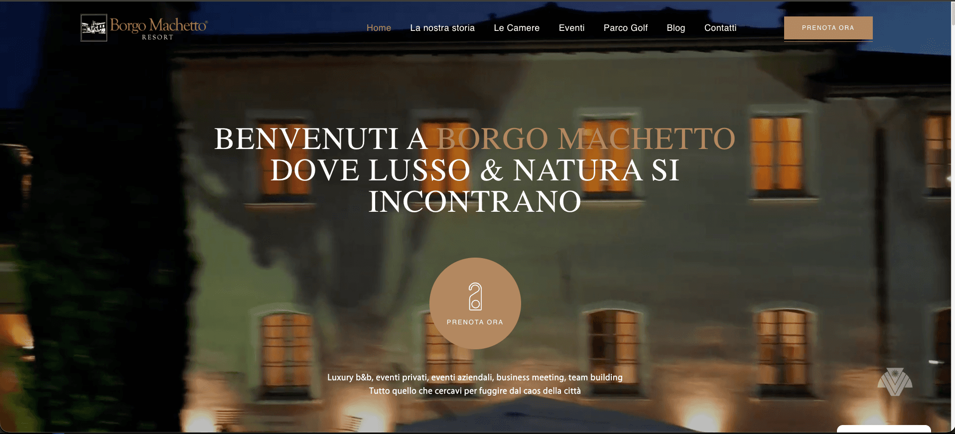 Borgo Machetto — sito e prenotazioni per il resort di lusso